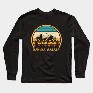 Hakuna Matata Vintage Road Long Sleeve T-Shirt